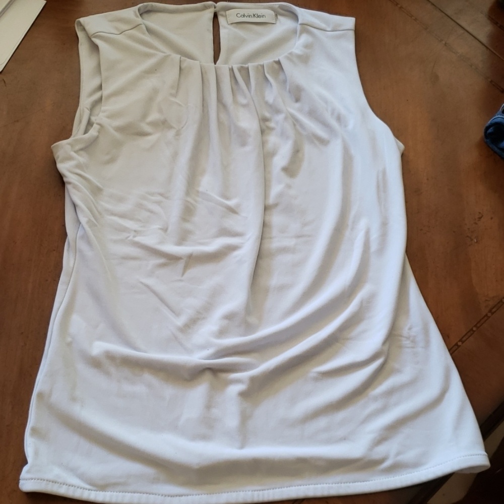 Calvin klein white dress top